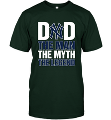 New York Yankees Dad The Man The Myth The Legend Father's Day MLB Men's T-Shirt Men's T-Shirt - amzapparel