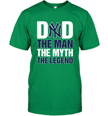 New York Yankees Dad The Man The Myth The Legend Father's Day MLB Men's T-Shirt Men's T-Shirt - amzapparel