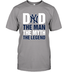 New York Yankees Dad The Man The Myth The Legend Father's Day MLB Men's T-Shirt Men's T-Shirt - amzapparel