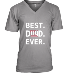 Best New York Giants Dad Best Dad Ever NFL Football Fathers Day Men's V-Neck T-Shirt Men's V-Neck T-Shirt - amzapparel