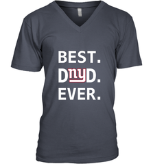 Best New York Giants Dad Best Dad Ever NFL Football Fathers Day Men's V-Neck T-Shirt Men's V-Neck T-Shirt - amzapparel
