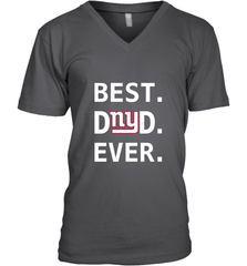 Best New York Giants Dad Best Dad Ever NFL Football Fathers Day Men's V-Neck T-Shirt Men's V-Neck T-Shirt - amzapparel