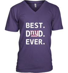 Best New York Giants Dad Best Dad Ever NFL Football Fathers Day Men's V-Neck T-Shirt Men's V-Neck T-Shirt - amzapparel
