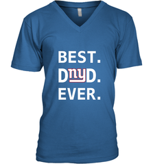 Best New York Giants Dad Best Dad Ever NFL Football Fathers Day Men's V-Neck T-Shirt Men's V-Neck T-Shirt - amzapparel