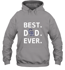 Best Colorado Rockies Dad Ever Baseball MLB Fathers Day Hooded Sweatshirt Hooded Sweatshirt - amzapparel