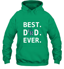 Best Colorado Rockies Dad Ever Baseball MLB Fathers Day Hooded Sweatshirt Hooded Sweatshirt - amzapparel
