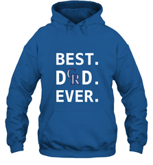 Best Colorado Rockies Dad Ever Baseball MLB Fathers Day Hooded Sweatshirt Hooded Sweatshirt - amzapparel
