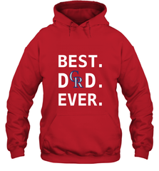 Best Colorado Rockies Dad Ever Baseball MLB Fathers Day Hooded Sweatshirt Hooded Sweatshirt - amzapparel