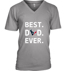 Best Houston Texans Dad Best Dad Ever NFL Football Fathers Day Men's V-Neck T-Shirt Men's V-Neck T-Shirt - amzapparel