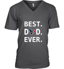 Best Houston Texans Dad Best Dad Ever NFL Football Fathers Day Men's V-Neck T-Shirt Men's V-Neck T-Shirt - amzapparel