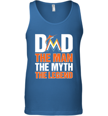 Miami Marlins Dad The Man The Myth The Legend Father's Day MLB Men's Tank Top Men's Tank Top - amzapparel