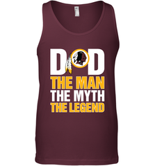 Washington Redskins Dad The Man The Myth The Legend NFL Father's Day Men's Tank Top Men's Tank Top - amzapparel