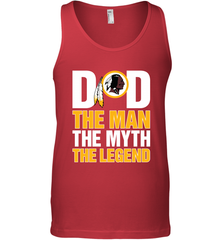 Washington Redskins Dad The Man The Myth The Legend NFL Father's Day Men's Tank Top Men's Tank Top - amzapparel