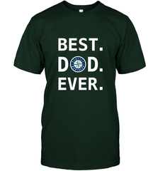 Best Seattle Mariners Dad Ever Baseball MLB Fathers Day Men's T-Shirt Men's T-Shirt - amzapparel