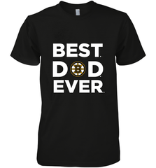 Best Boston Bruins Dad Ever Hockey NHL Fathers Day GIft For Daddy Men's Premium T-Shirt Men's Premium T-Shirt - amzapparel