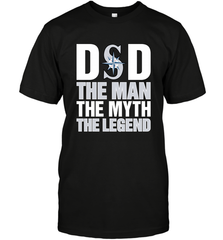 Seattle Mariners Dad The Man The Myth The Legend Father's Day MLB Men's T-Shirt Men's T-Shirt - amzapparel