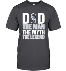 Seattle Mariners Dad The Man The Myth The Legend Father's Day MLB Men's T-Shirt Men's T-Shirt - amzapparel