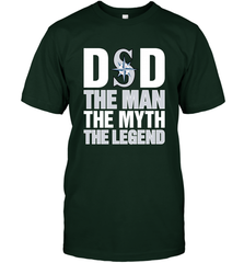 Seattle Mariners Dad The Man The Myth The Legend Father's Day MLB Men's T-Shirt Men's T-Shirt - amzapparel