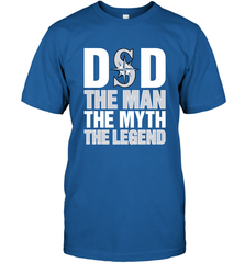 Seattle Mariners Dad The Man The Myth The Legend Father's Day MLB Men's T-Shirt Men's T-Shirt - amzapparel