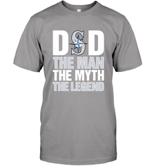 Seattle Mariners Dad The Man The Myth The Legend Father's Day MLB Men's T-Shirt Men's T-Shirt - amzapparel