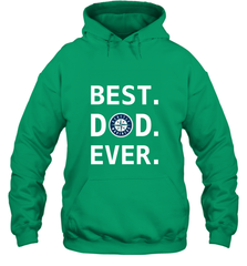 Best Seattle Mariners Dad Ever Baseball MLB Fathers Day Hooded Sweatshirt Hooded Sweatshirt - amzapparel