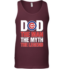 Chicago Cubs Dad The Man The Myth The Legend Father's Day MLB Men's Tank Top Men's Tank Top - amzapparel