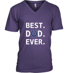 Best Indianapolis Colts Dad Best Dad Ever NFL Football Fathers Day Men's V-Neck T-Shirt Men's V-Neck T-Shirt - amzapparel