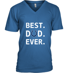 Best Indianapolis Colts Dad Best Dad Ever NFL Football Fathers Day Men's V-Neck T-Shirt Men's V-Neck T-Shirt - amzapparel