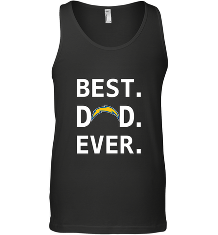 Best Los Angeles Chargers Dad Best Dad Ever NFL Football Fathers Day Men's Tank Top Men's Tank Top / Black / XS Men's Tank Top - amzapparel