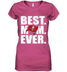 Best Tampa Bay Buccaneers Mom Ever NFL Team Mother's Day Gift Women's V-Neck T-Shirt Women's V-Neck T-Shirt - amzapparel