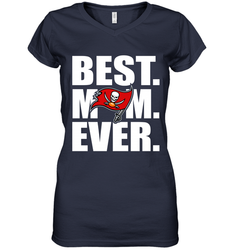 Best Tampa Bay Buccaneers Mom Ever NFL Team Mother's Day Gift Women's V-Neck T-Shirt