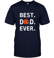 Best Cleveland Browns Dad Best Dad Ever NFL Football Fathers Day Men's T-Shirt Men's T-Shirt - amzapparel