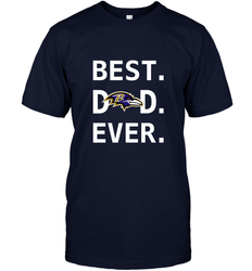 Best Baltimore Ravens Dad Best Dad Ever NFL Football Fathers Day Men's T-Shirt