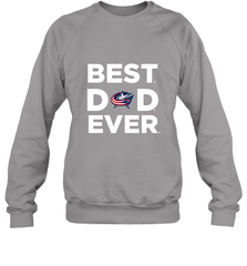 Best Columbus Blue Jackets Dad Ever Hockey NHL Fathers Day GIft For Daddy Crewneck Sweatshirt Crewneck Sweatshirt - amzapparel