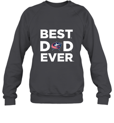 Best Columbus Blue Jackets Dad Ever Hockey NHL Fathers Day GIft For Daddy Crewneck Sweatshirt Crewneck Sweatshirt - amzapparel