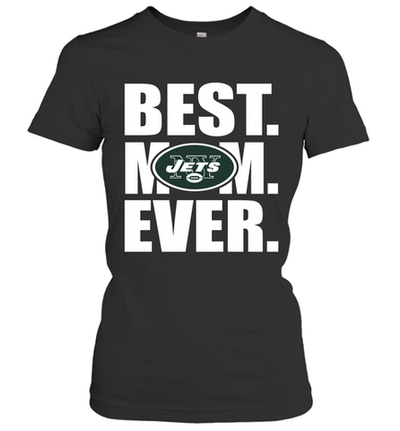 Best New York Jets Mom Ever NFL Team Mother's Day Gift Women's T-Shirt Women's T-Shirt / Black / S Women's T-Shirt - amzapparel