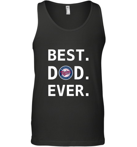 Best Minnesota Twins Dad Ever Baseball MLB Fathers Day Men's Tank Top Men's Tank Top / Black / XS Men's Tank Top - amzapparel