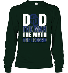 San Diego Padres Dad The Man The Myth The Legend Father's Day MLB Long Sleeve T-Shirt Long Sleeve T-Shirt - amzapparel
