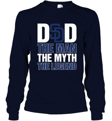 San Diego Padres Dad The Man The Myth The Legend Father's Day MLB Long Sleeve T-Shirt Long Sleeve T-Shirt - amzapparel