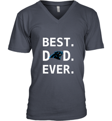 Best Carolina Panthers Dad Best Dad Ever NFL Football Fathers Day Men's V-Neck T-Shirt Men's V-Neck T-Shirt - amzapparel