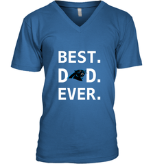 Best Carolina Panthers Dad Best Dad Ever NFL Football Fathers Day Men's V-Neck T-Shirt Men's V-Neck T-Shirt - amzapparel