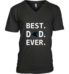 Best Carolina Panthers Dad Best Dad Ever NFL Football Fathers Day Men's V-Neck T-Shirt Men's V-Neck T-Shirt - amzapparel