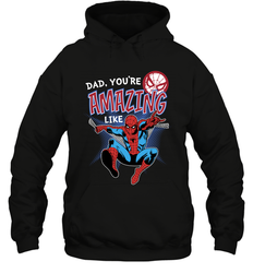 Marvel Spider Man Amazing Dad Father's Day Gifts Hooded Sweatshirt