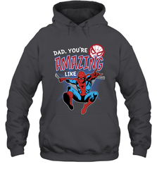 Marvel Spider Man Amazing Dad Father's Day Gifts Hooded Sweatshirt Hooded Sweatshirt - amzapparel