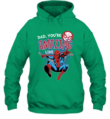 Marvel Spider Man Amazing Dad Father's Day Gifts Hooded Sweatshirt Hooded Sweatshirt - amzapparel