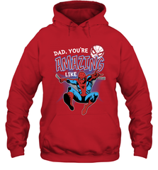 Marvel Spider Man Amazing Dad Father's Day Gifts Hooded Sweatshirt Hooded Sweatshirt - amzapparel