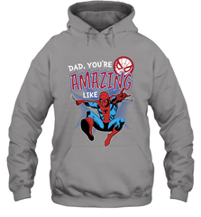 Marvel Spider Man Amazing Dad Father's Day Gifts Hooded Sweatshirt Hooded Sweatshirt - amzapparel