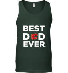 Best Calgary Flames Dad Ever Hockey NHL Fathers Day GIft For Daddy Men's Tank Top Men's Tank Top - amzapparel