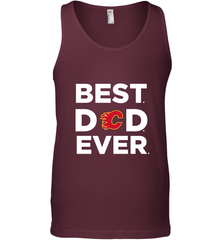 Best Calgary Flames Dad Ever Hockey NHL Fathers Day GIft For Daddy Men's Tank Top Men's Tank Top - amzapparel