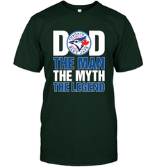 Toronto Blue Jays Dad The Man The Myth The Legend Father's Day MLB Men's T-Shirt Men's T-Shirt - amzapparel
